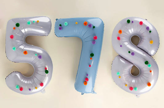 DIY POMPON SUR BALLONS