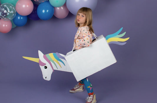 Child disguise idea to make yourself: unicorn disguise