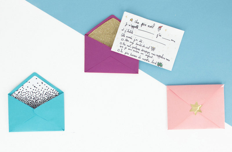 Original idea for party invitation card: personalized envelope