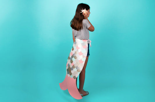 DIY fácil para hacer tu disfraz de sirena: cumpleañera