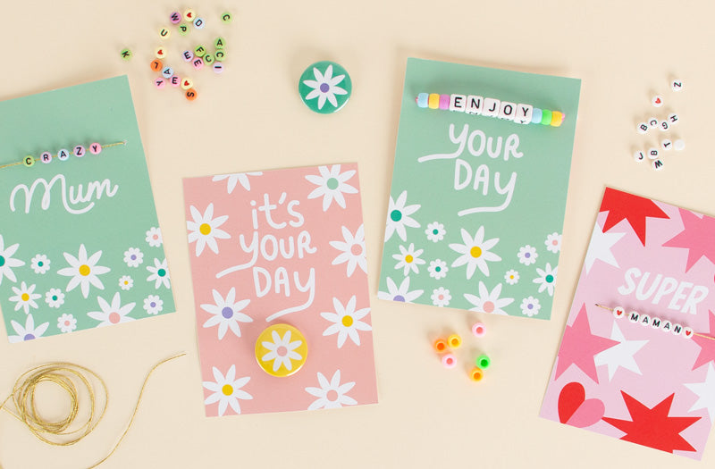 DIY “JEWEL” MOTHER’S DAY CARDS