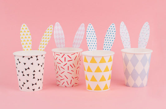 Easter: how to make bunny cups