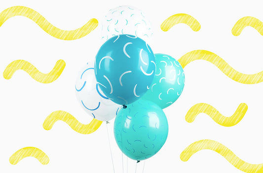 Easy DIY to make a cluster of hockney balloons