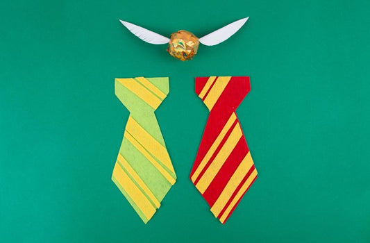 DIY gratuit anniversaire Harry Potter : cravate costume 
