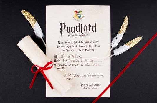 Creer des invitations Harry Potter gratuites pour anniversaire 