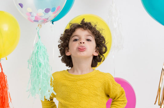 5-year-old birthday game ideas: 1,2,3 grimaces