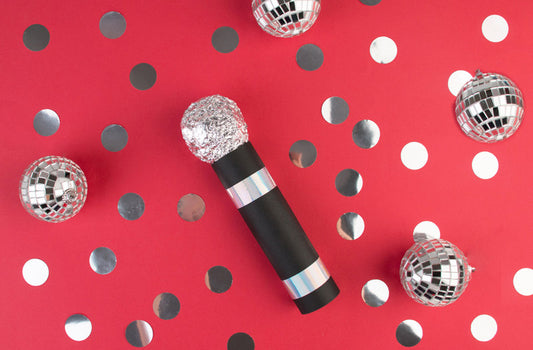 DIY fácil para hacer un micrófono para el cumpleaños temático de The Voice