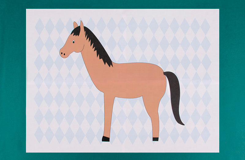 Game pin the tail of the horse to create for free