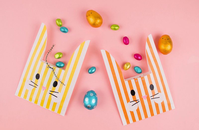 Easter party: rabbit surprise bags