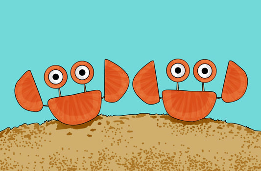 Idea original para una receta de cumpleañera con temática de Moana: cangrejos clementina
