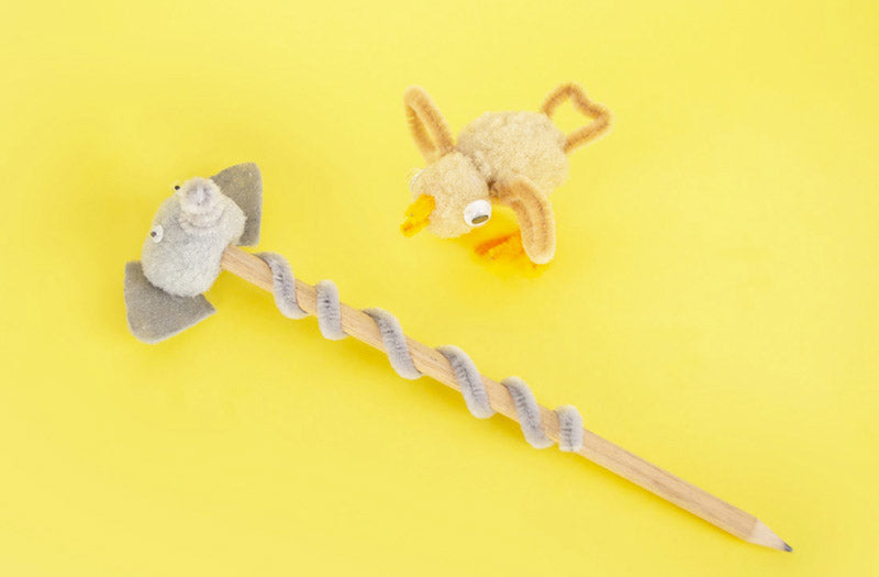 Free idea for a child's birthday party: caterpillar animals