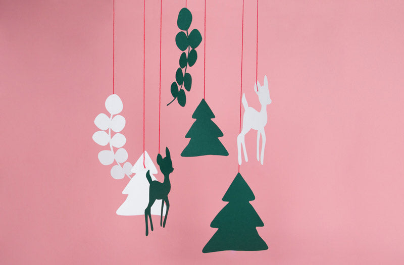 DIY fácil para la decoración: suspensiones navideñas