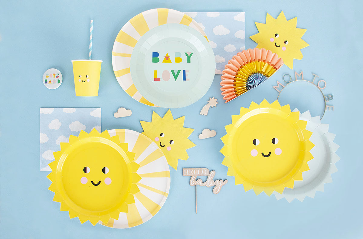 Baby shower soleil : idée thème gender reveal