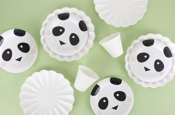 theme anniversaire panda - ballons piñatas vaisselle jetable