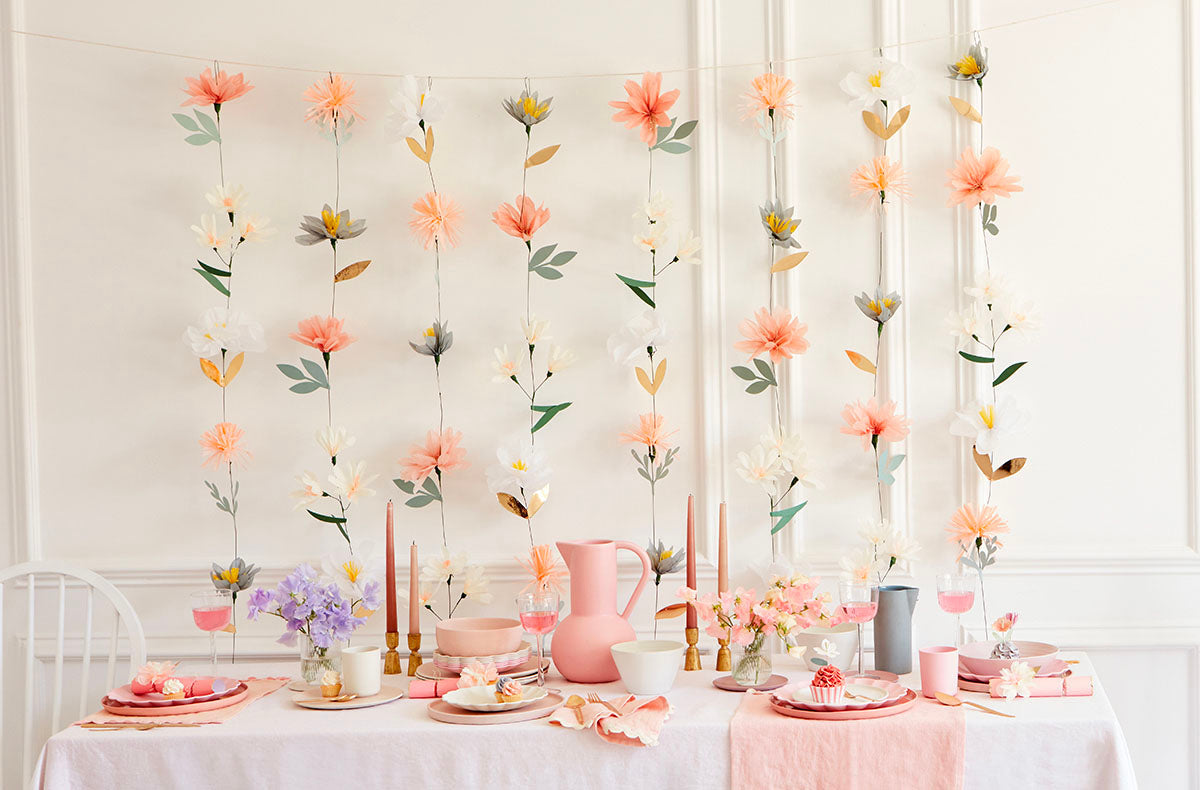 Décorations florales et décoration de table pour le Printemps