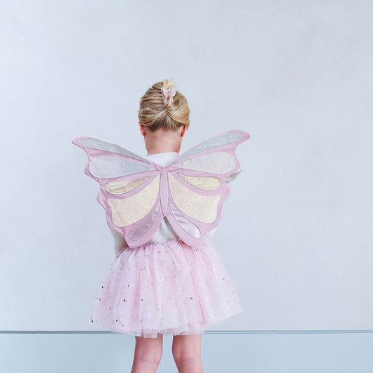 Pink fairy wings