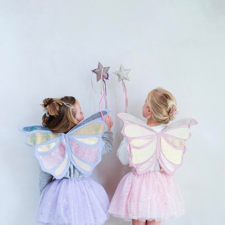 Pink fairy wings