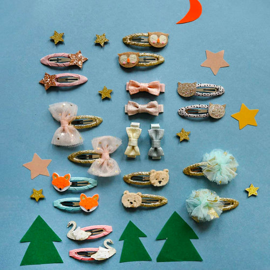 2 barrettes ourson idée cadeau anniversaire enfant 