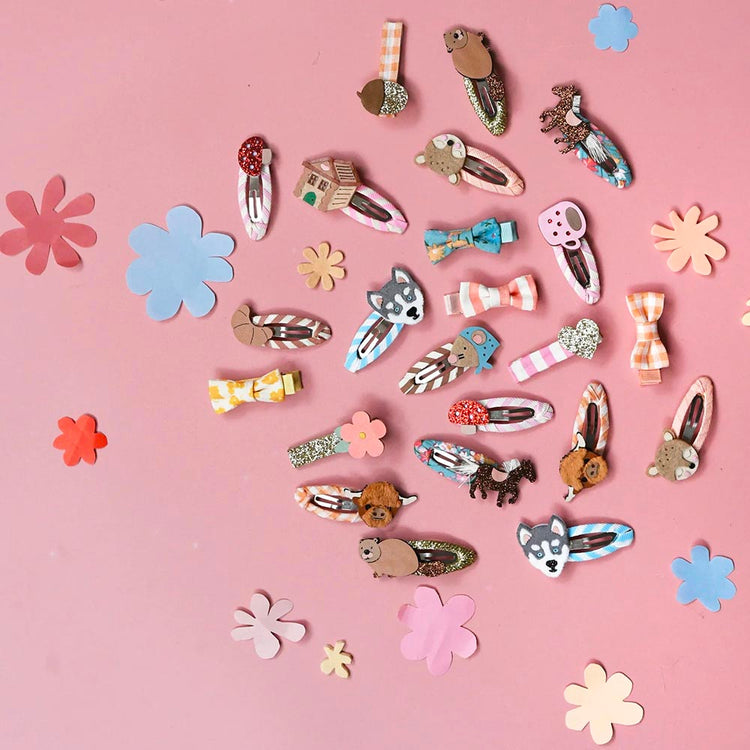 Barrettes castor : idée cadeau pochette surprise enfant