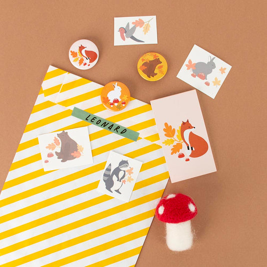 1 mini carnet renard: idee petit cadeau anniversaire enfant