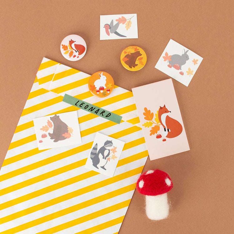1 mini carnet renard : idea petit cadeau anniversaire enfant