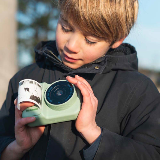 Appareil photo dino imprimante intégrée : cadeau anniversaire enfant
