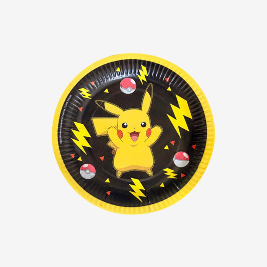 Paper plate: 8 small Pokémon plates