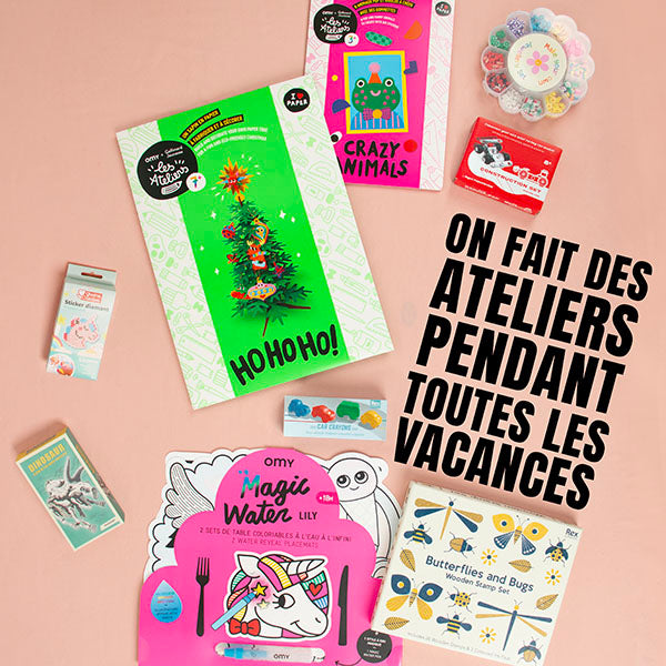 atelier jeu et kit de diy pour les vacances