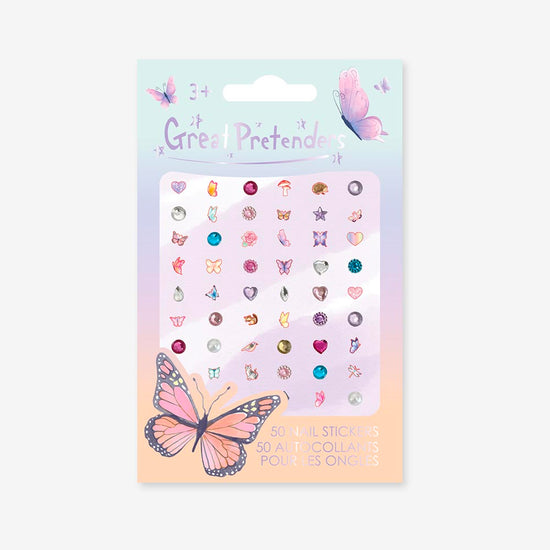 Autocollants pour ongles Butterfly - idee cadeau fille