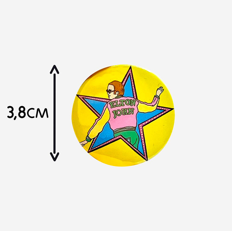 Badge Elton : idée cadeau pochette surprise ou secret santa