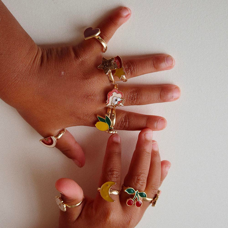 Bagues réglables licorne : idée cadeau de Noël enfant 