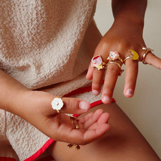 Bagues réglables licorne : idée cadeau calendrier de l'avent Noël enfant 