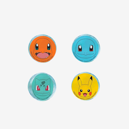 4 balles rebondissantes Pokemon