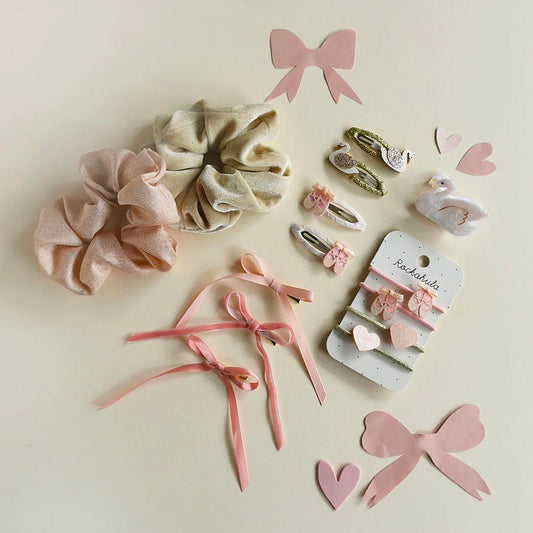 barrettes cygne : idée cadeau d'anniversaire princesse