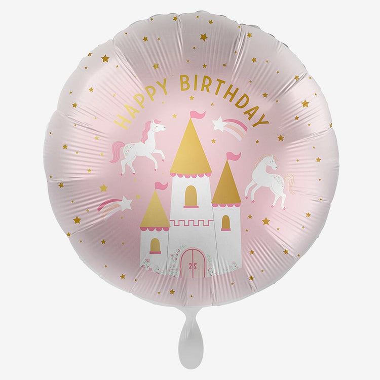 Ballon helium princesse Ø 45 cm - Anniversaire princesse