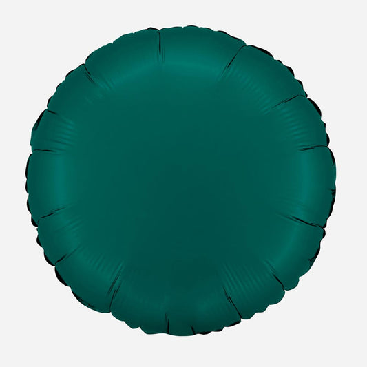 Ballon helium pastille vert émeraude : deco anniversaire dino