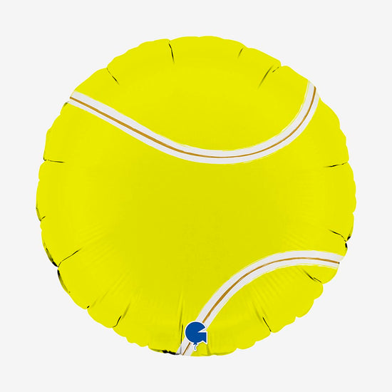 Ballon helium balle de tennis : decoration anniversaire sport