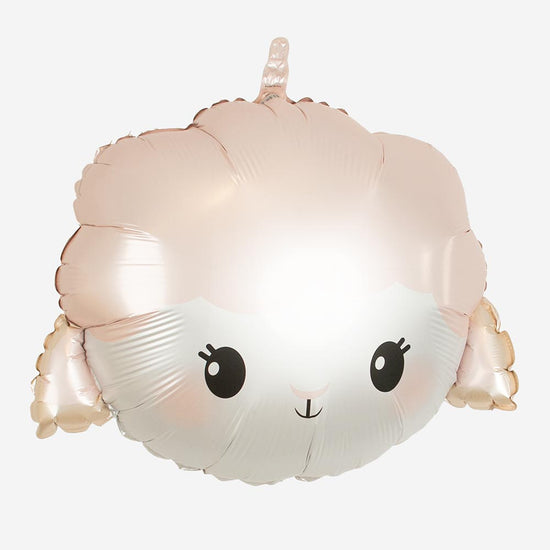 Ballon mylar mouton pour decoration anniversaire animaux de la ferme