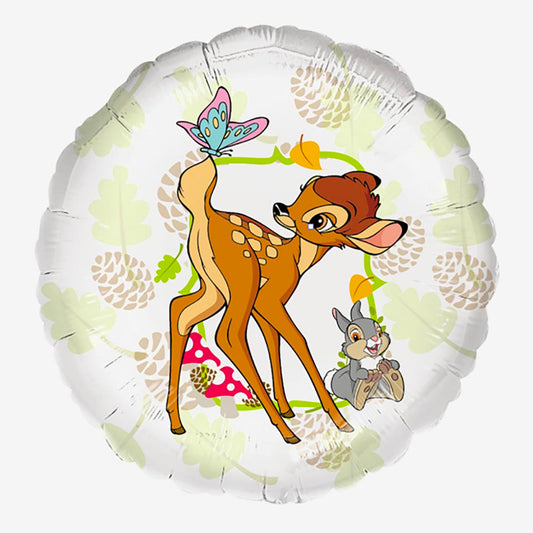 Ballon helium Bambi : decoration anniversaire enfant thème foret