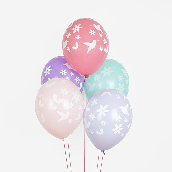 5 ballons de baudruche pour deco anniversaire princesse