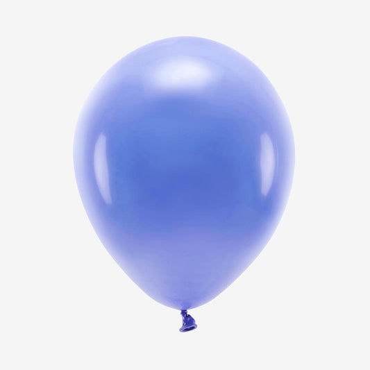 10 ballons de baudruche bleu lavande : decoration fete originale