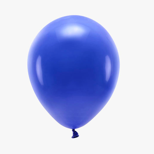 Ballons de baudruche : 10 ballons bleu marine