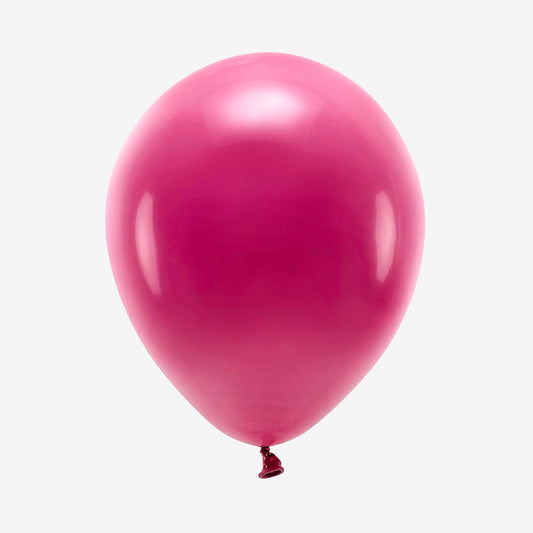 10 ballons de baudruche burgundy pour decoration fete chic