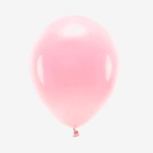 10 ballons de baudruche rose pastel : decoration anniversaire fille