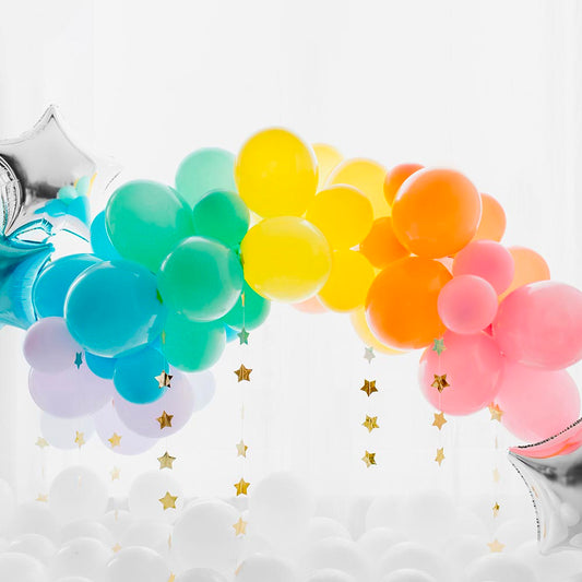 10 ballons de baudruche rose pastel : decoration anniversaire fille