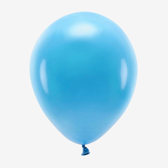 Ballons de baudruche : 10 ballons turquoise