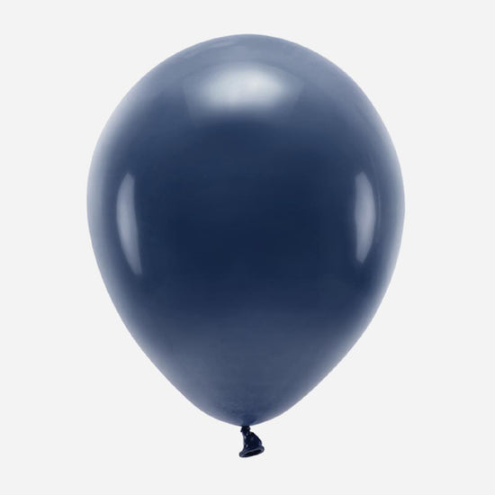 10 ballons de baudruche bleu foncé : deco anniversaire garcon