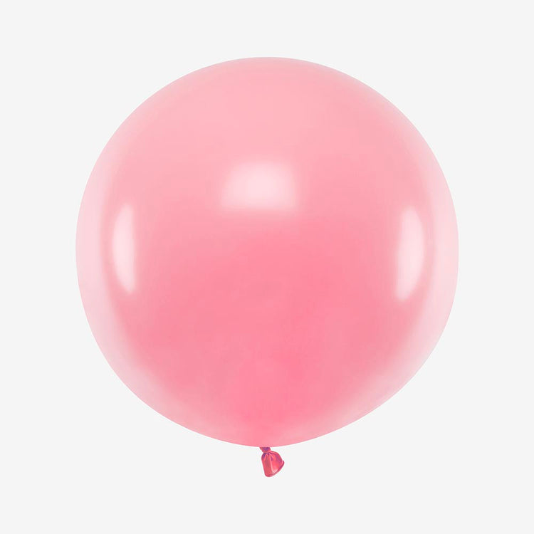 Balloon: 1 round pink balloon (60cm)