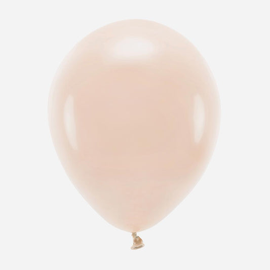 10 ballons de baudruche vieux rose clair : deco anniversaire fille