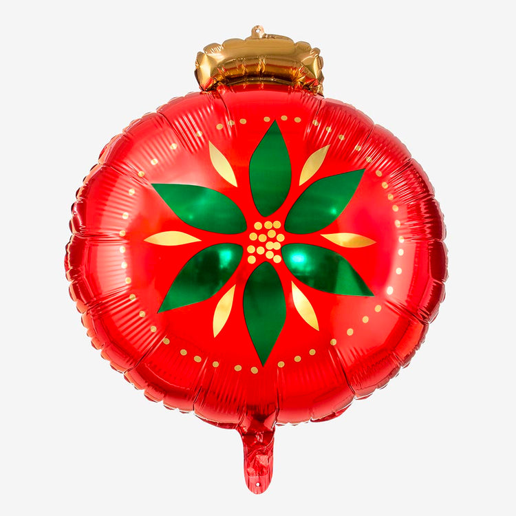 Ballon helium boule de Noël : deco de noel pour le reveillon